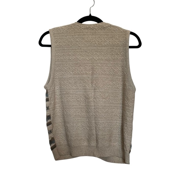 Vintage Braemar Petites by Jeremy Scott Knit Button-Up Vest - Picture 2 of 7